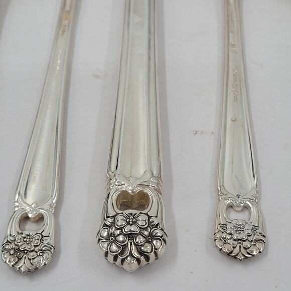 Rogers Brothers Silverplate Eternally Yours Coquette 5 Piece Setting 1-8 - Picture 9 of 10